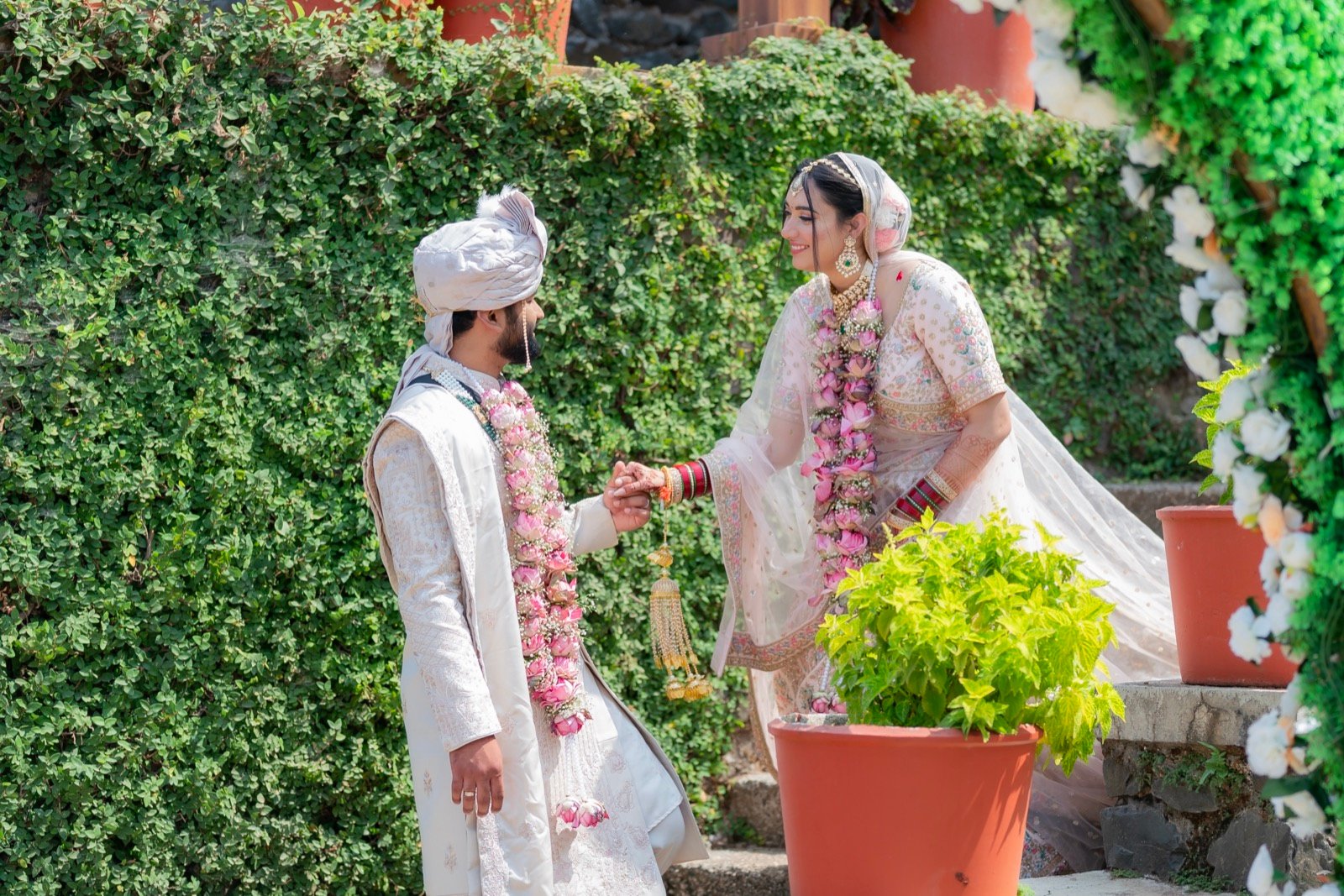 Shivani and Abhishek — the ceremony