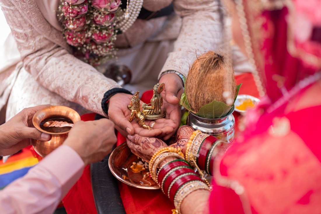 Shivani and Abhishek — the ceremony