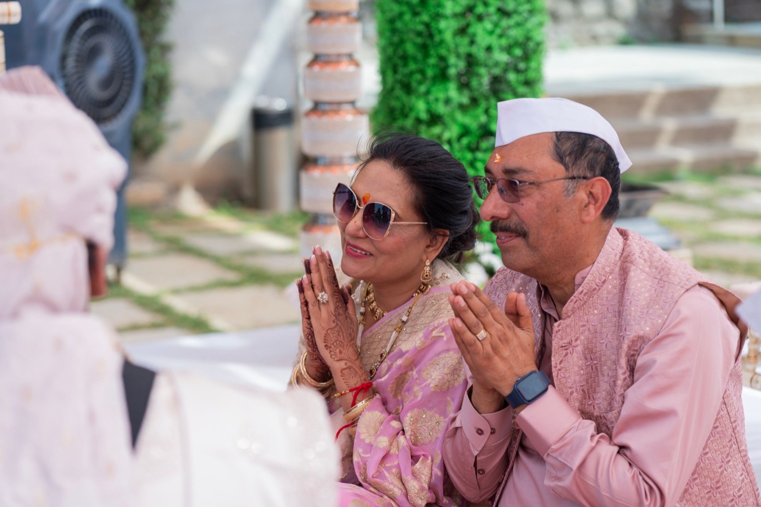 Shivani and Abhishek — the ceremony