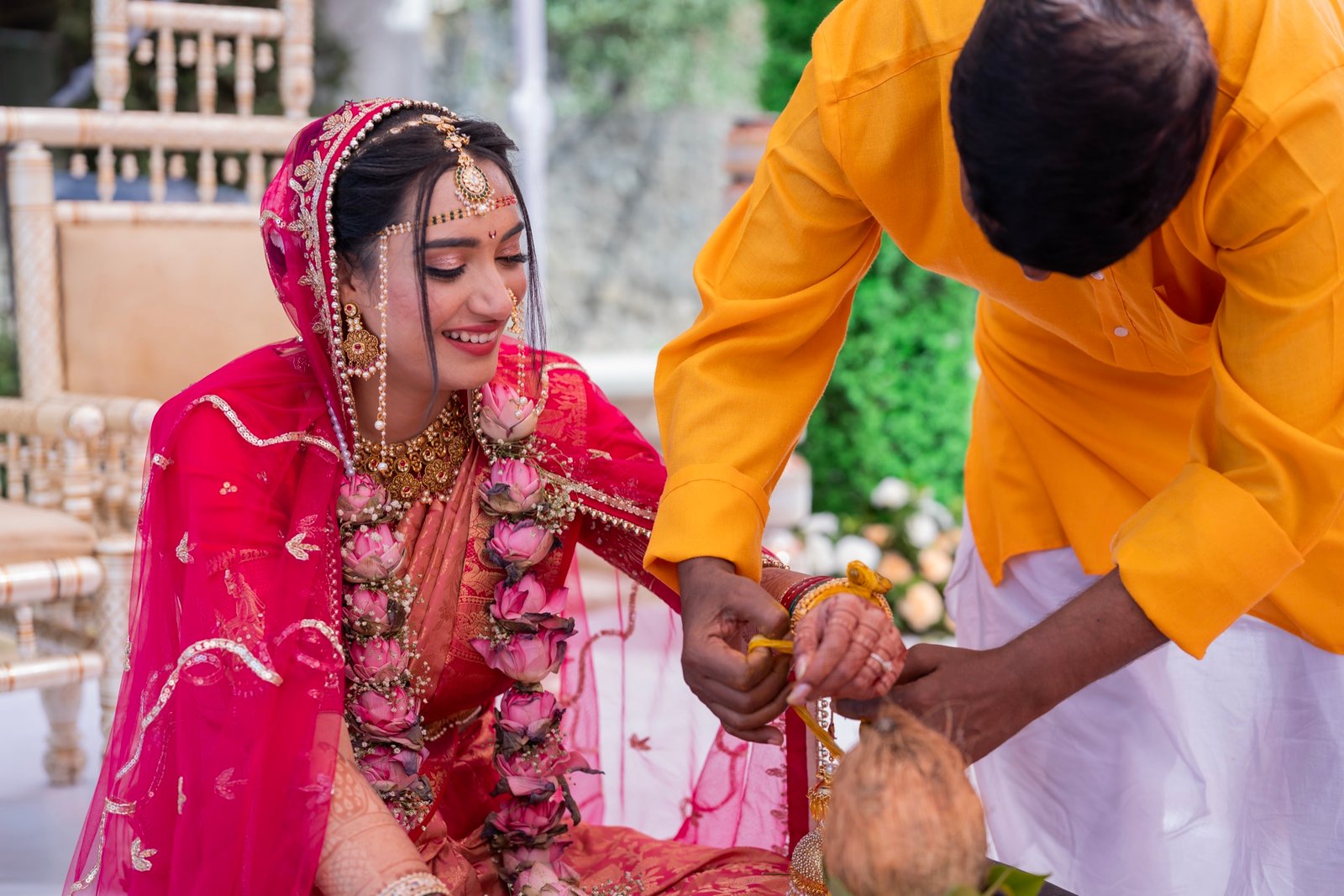 Shivani and Abhishek — the ceremony