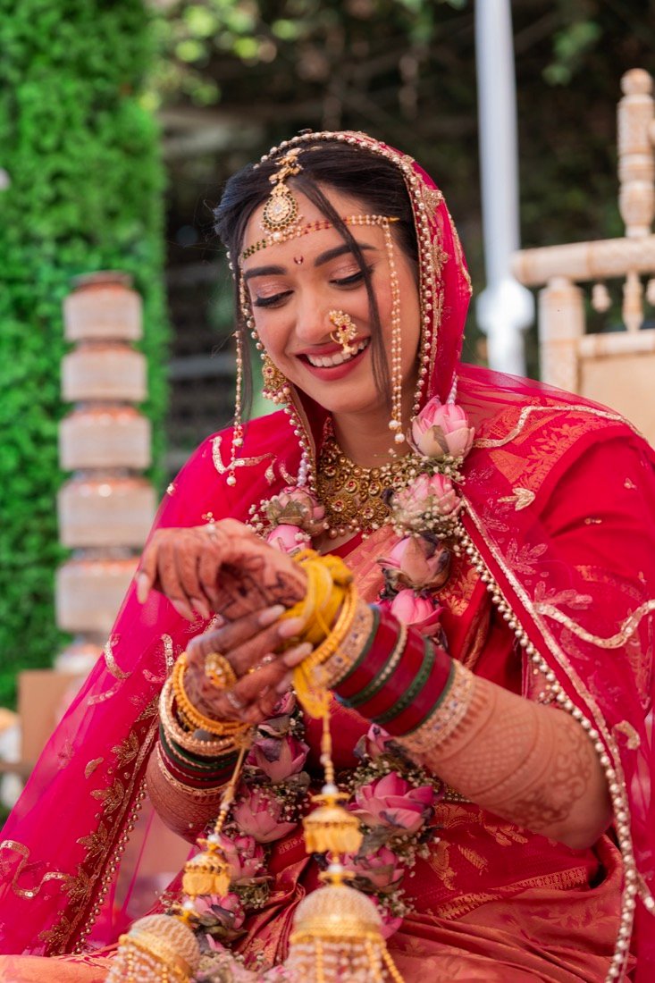 Shivani and Abhishek — the ceremony
