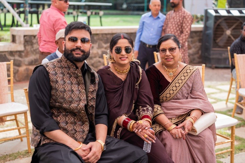 Shivani and Abhishek — the ceremony