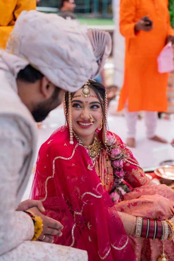 Shivani and Abhishek — the ceremony
