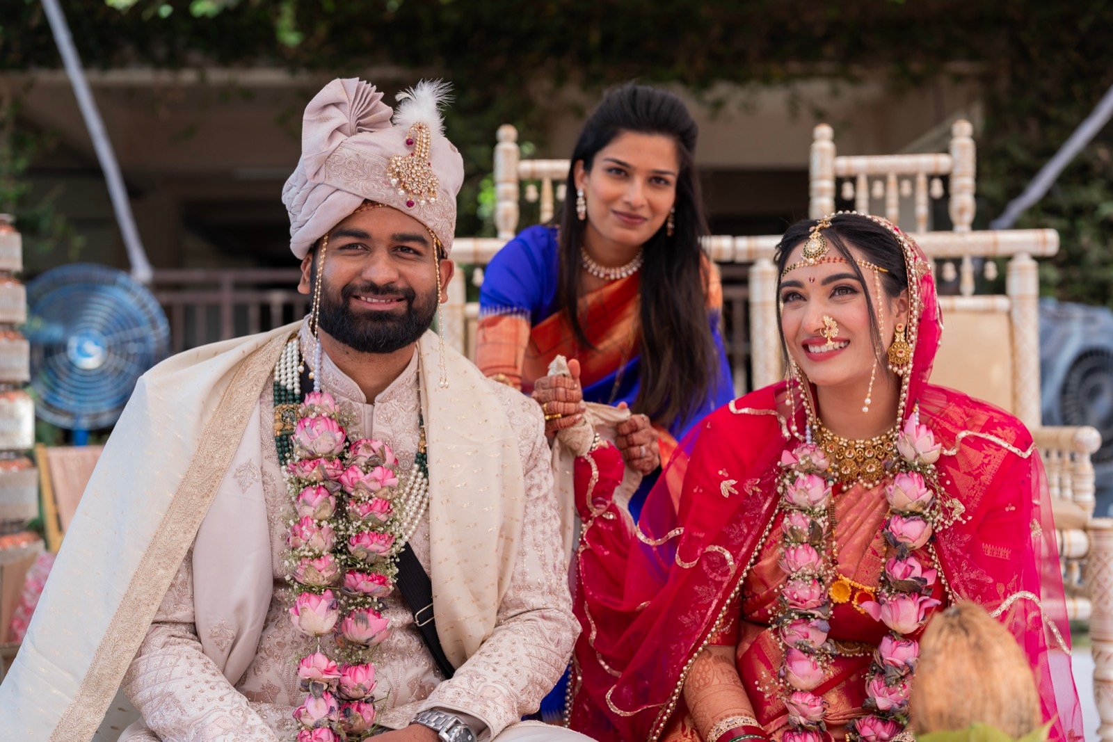 Shivani and Abhishek — the ceremony