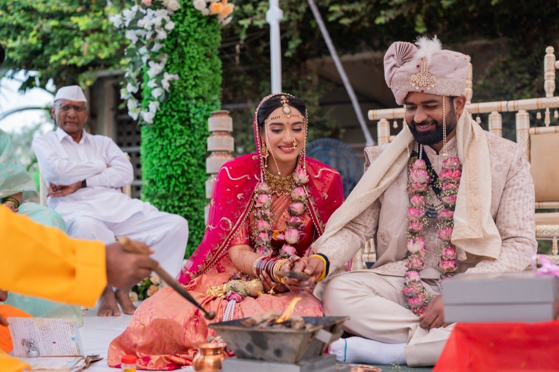 Shivani and Abhishek — the ceremony
