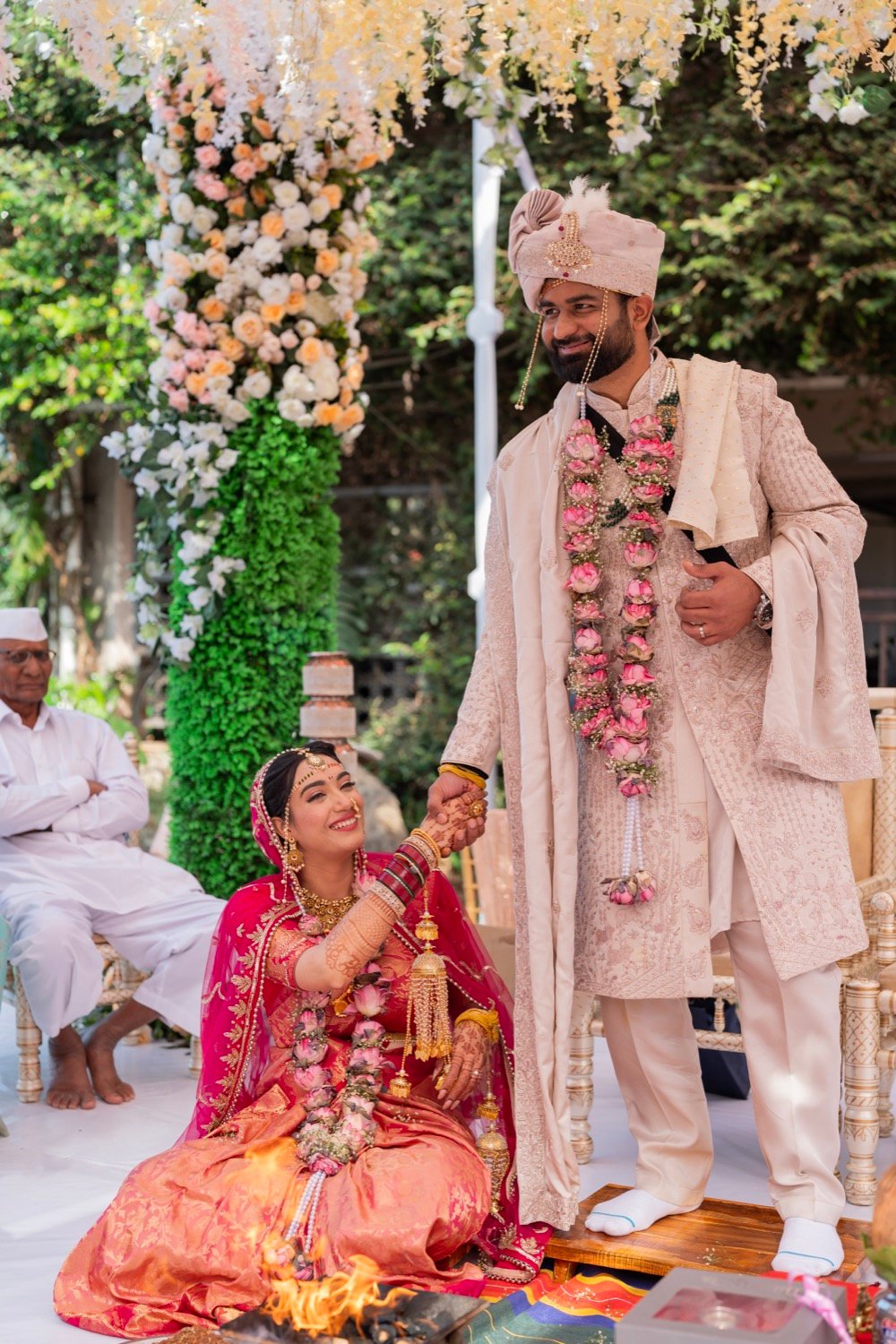 Shivani and Abhishek — the ceremony