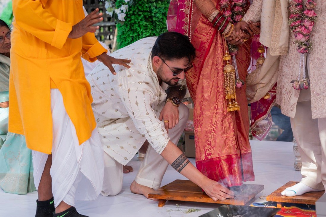 Shivani and Abhishek — the ceremony