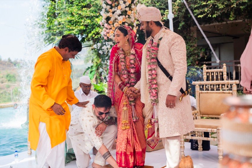 Shivani and Abhishek — the ceremony