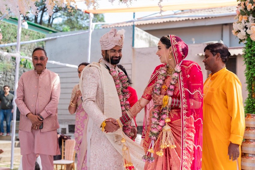 Shivani and Abhishek — the ceremony