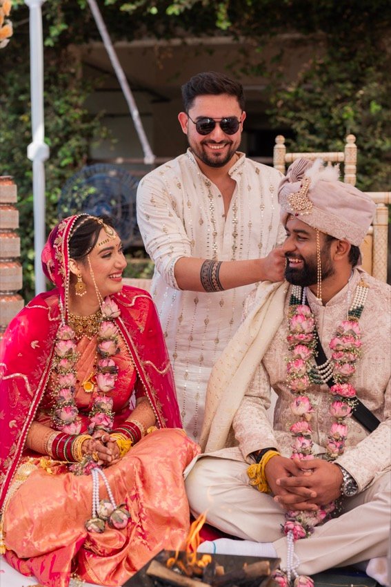 Shivani and Abhishek — the ceremony