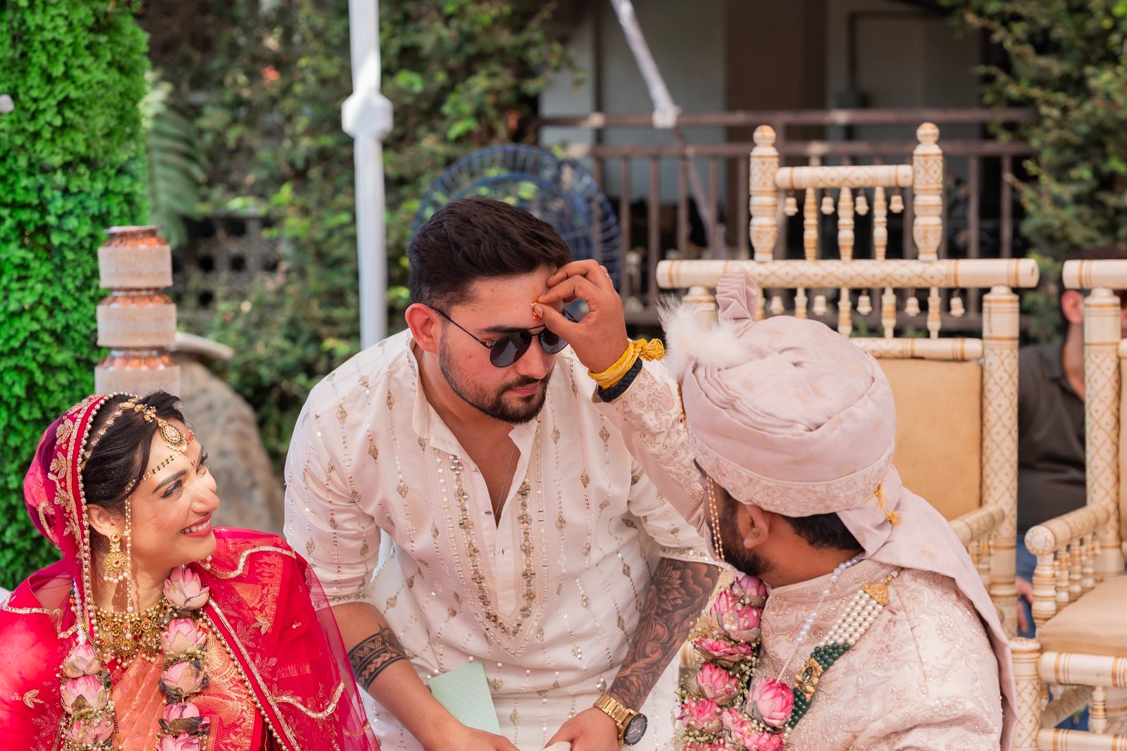 Shivani and Abhishek — the ceremony