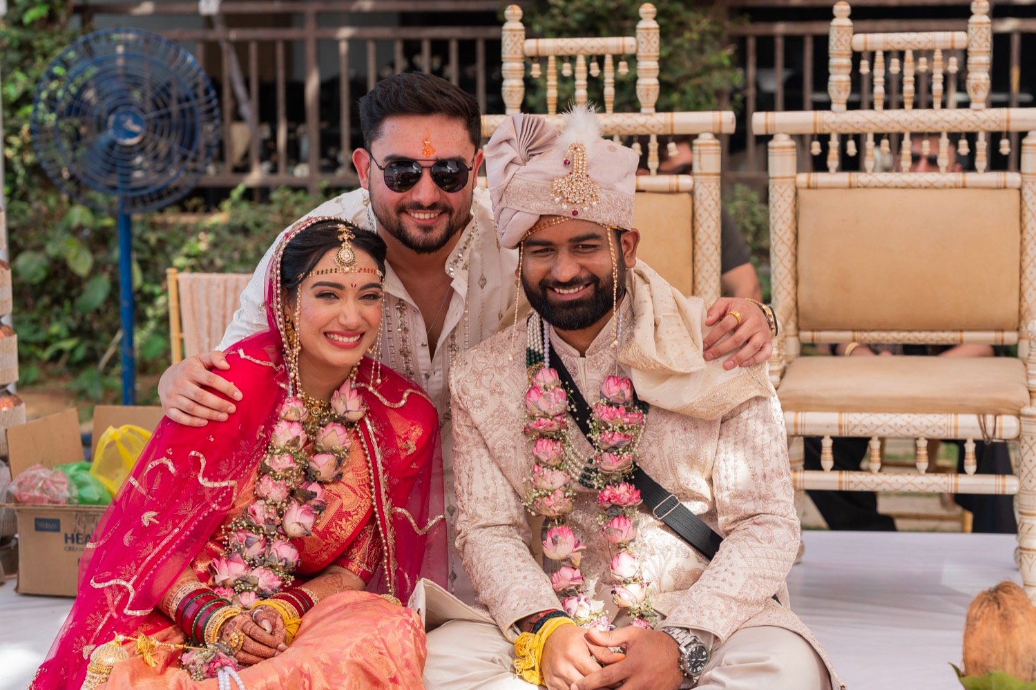 Shivani and Abhishek — the ceremony