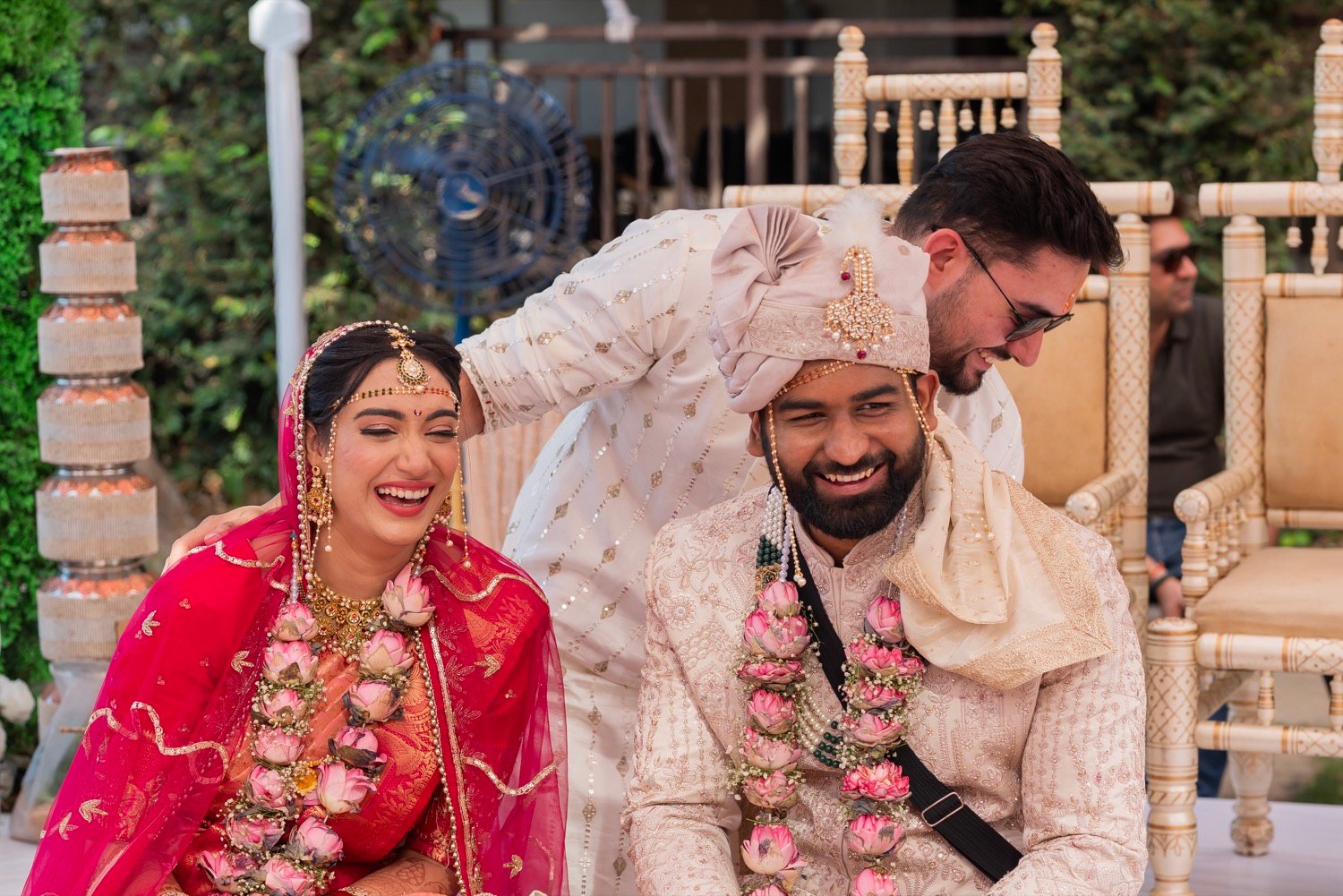 Shivani and Abhishek — the ceremony