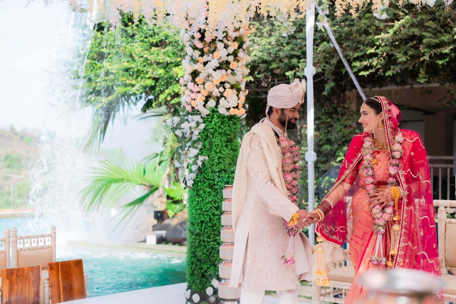 Shivani and Abhishek — the ceremony