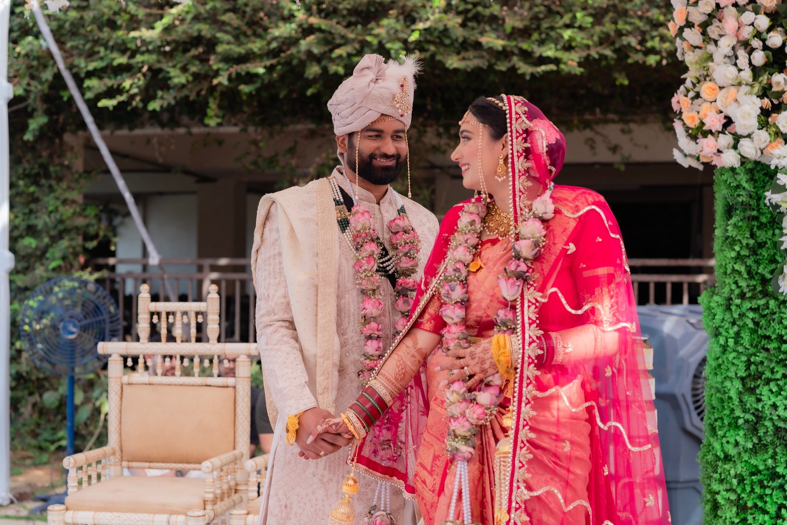 Shivani and Abhishek — the ceremony