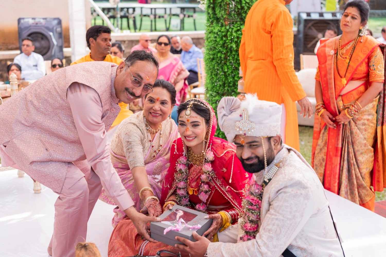 Shivani and Abhishek — the ceremony