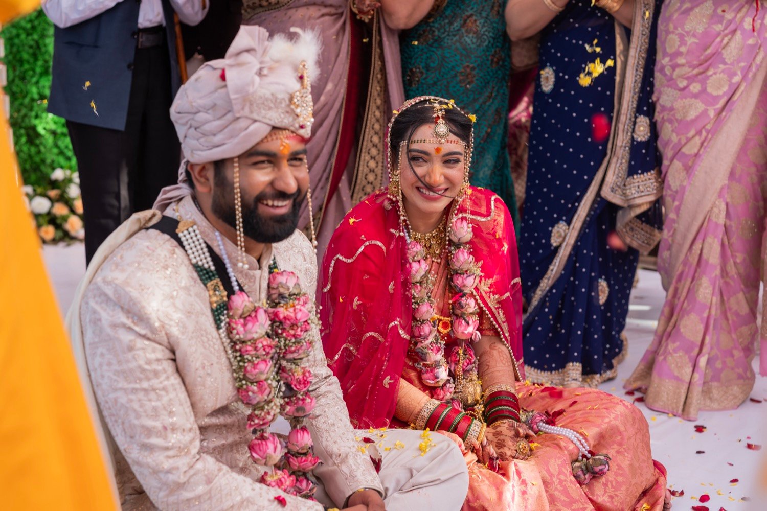 Shivani and Abhishek — the ceremony