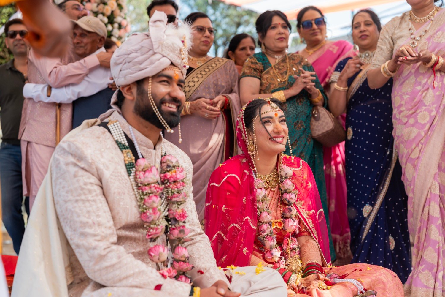Shivani and Abhishek — the ceremony