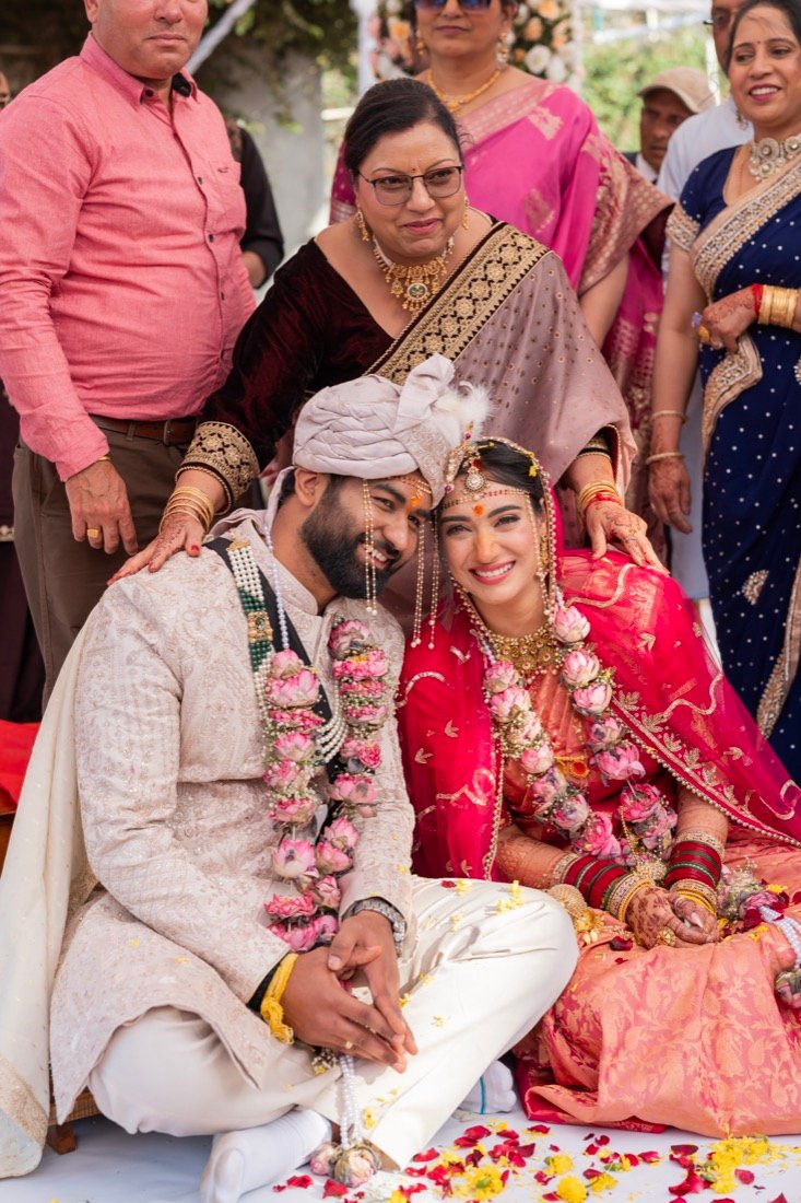 Shivani and Abhishek — the ceremony