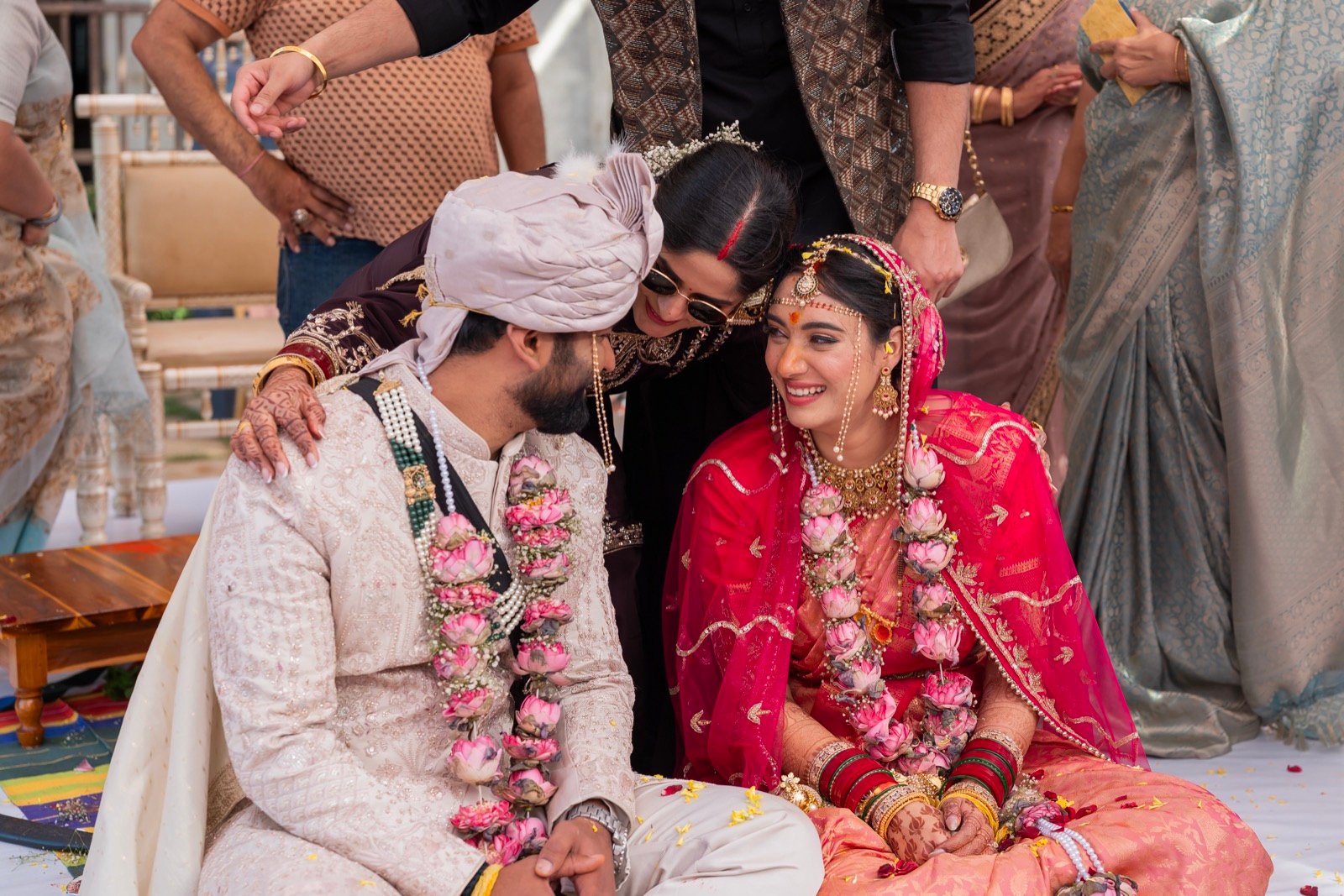 Shivani and Abhishek — the ceremony