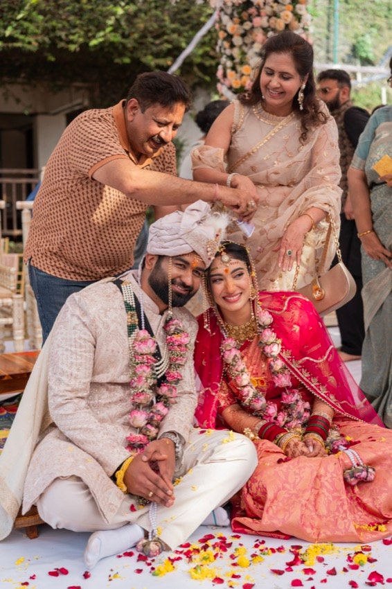 Shivani and Abhishek — the ceremony