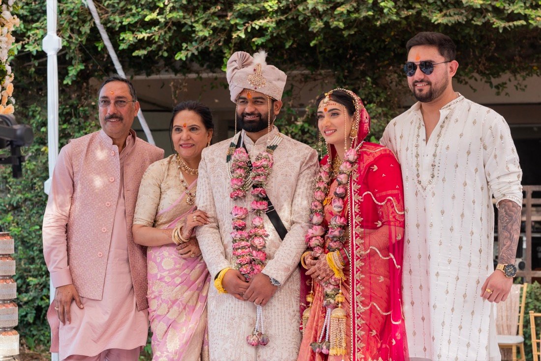 Shivani and Abhishek — the ceremony
