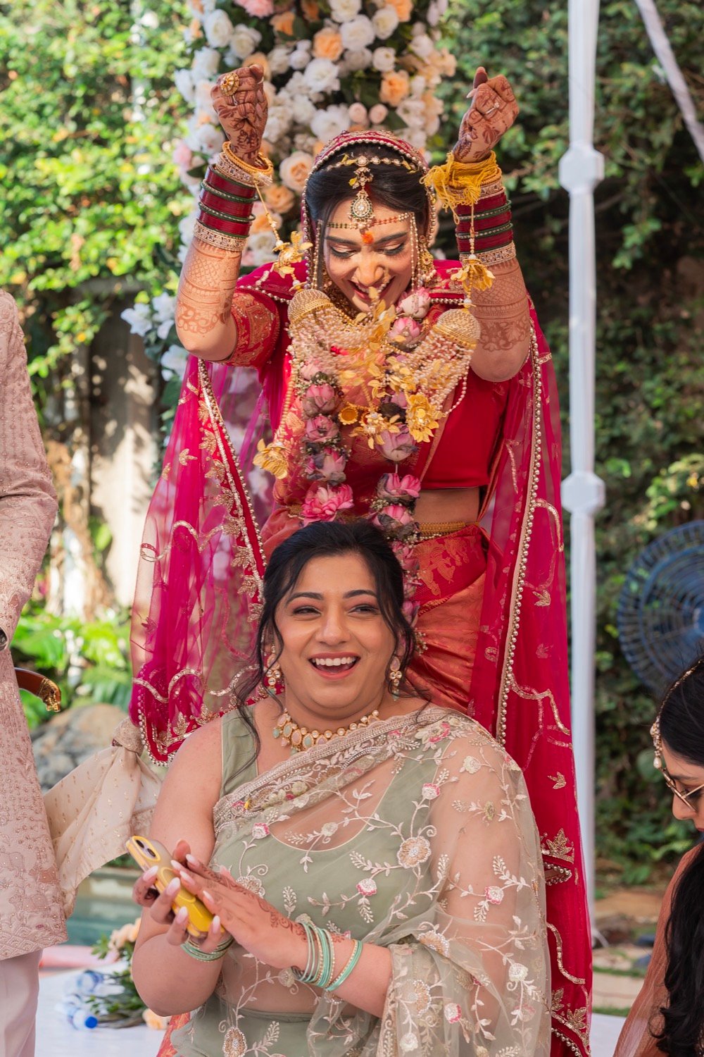 Shivani and Abhishek — the ceremony