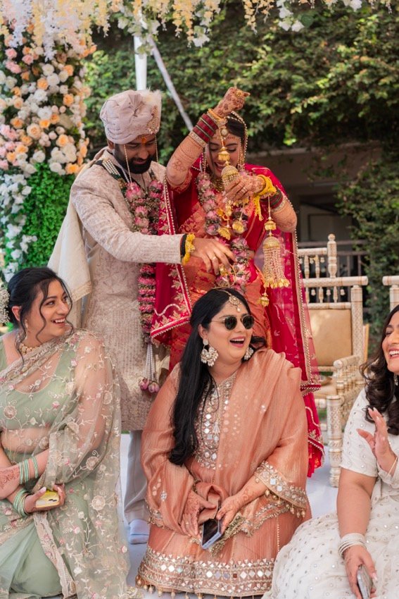 Shivani and Abhishek — the ceremony