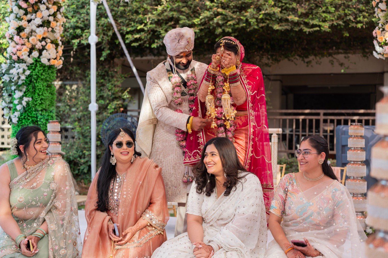 Shivani and Abhishek — the ceremony