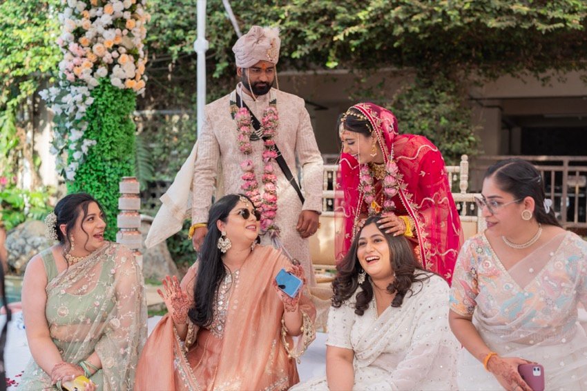 Shivani and Abhishek — the ceremony