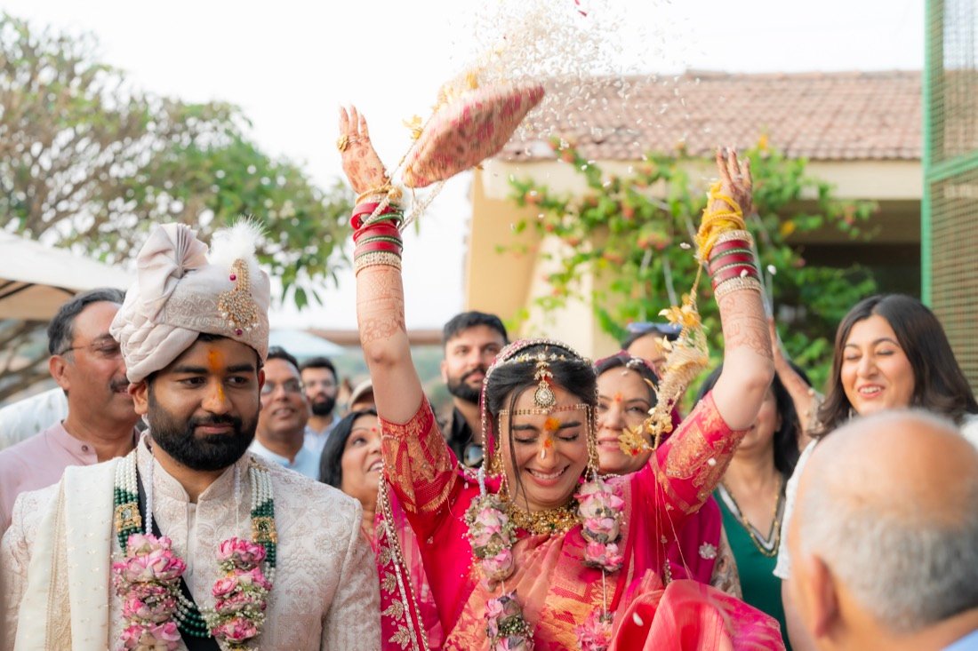 Shivani and Abhishek — the ceremony