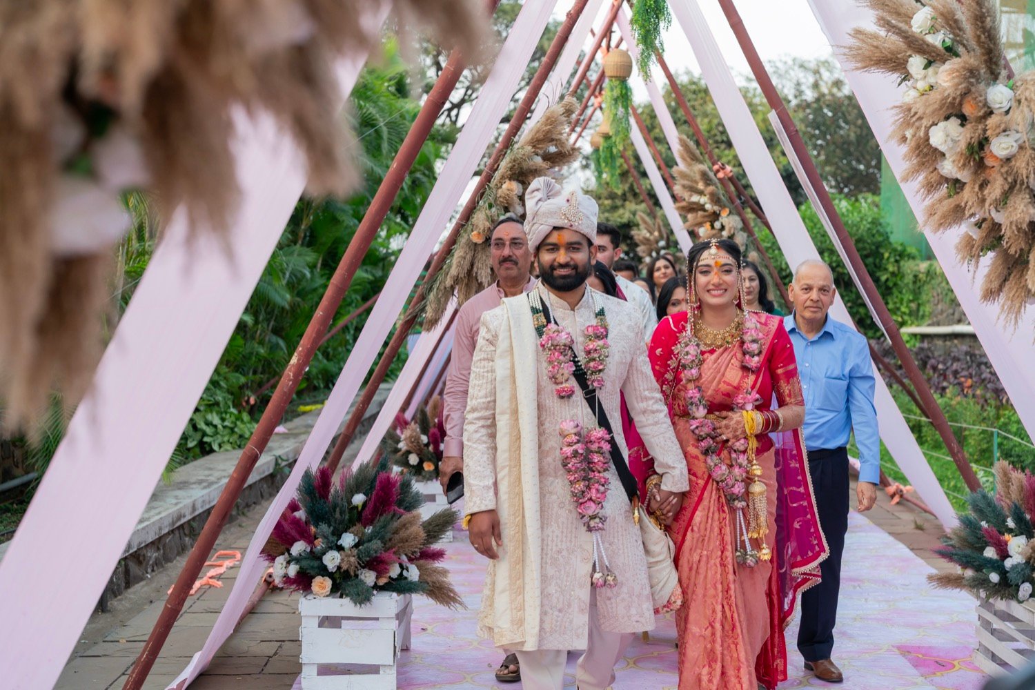Shivani and Abhishek — the ceremony